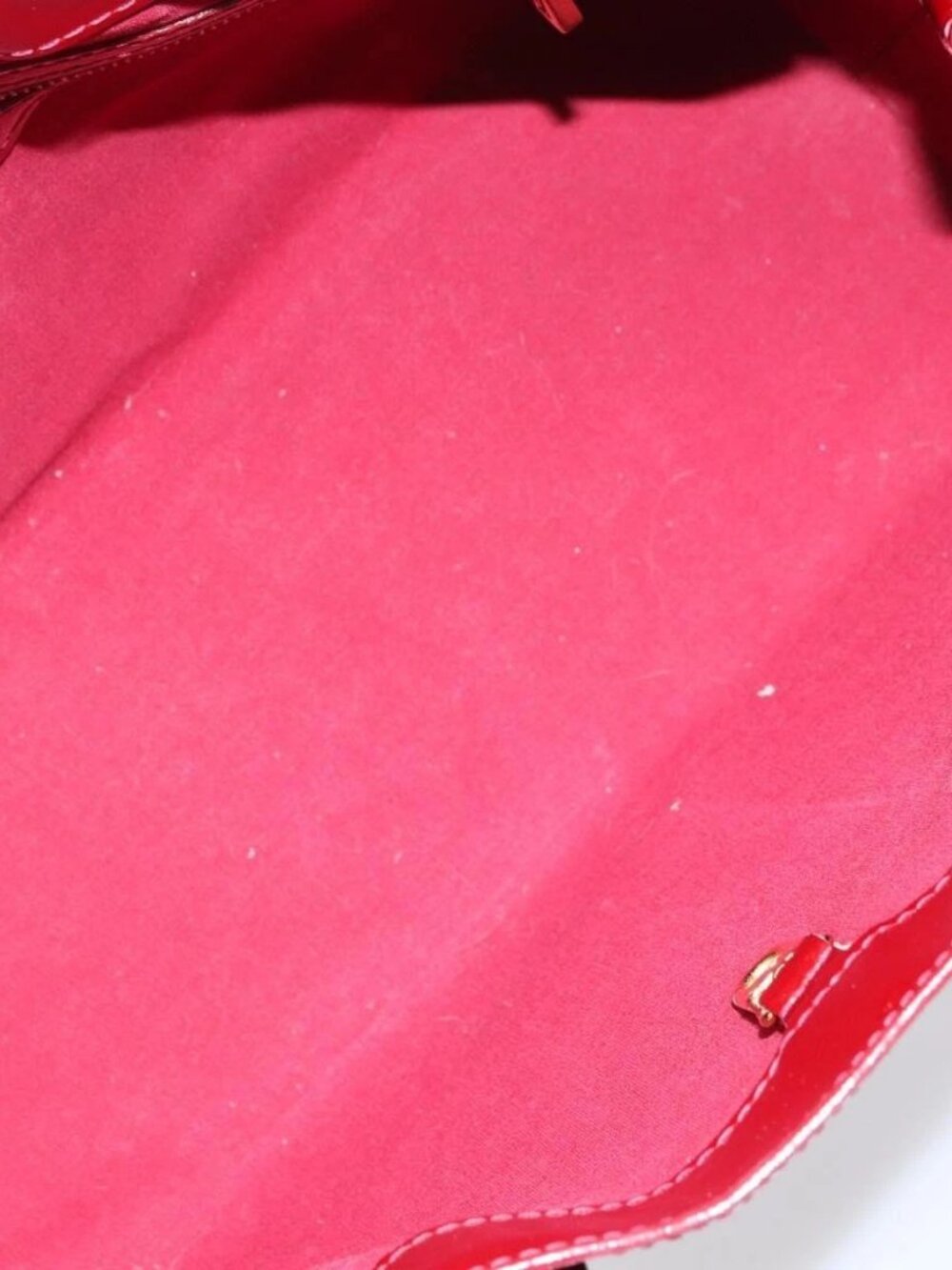 LOUIS VUITTON Vernis Wilshire PM Hand Bag Pomme D'amour - Picture 11 of 16